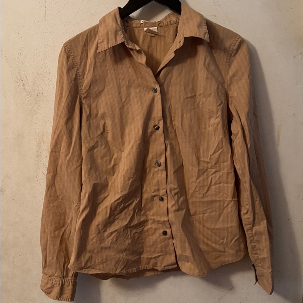 Old Navy Tan Stretch Blouse